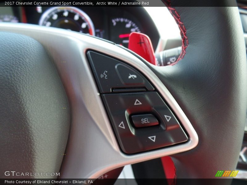 Controls of 2017 Corvette Grand Sport Convertible