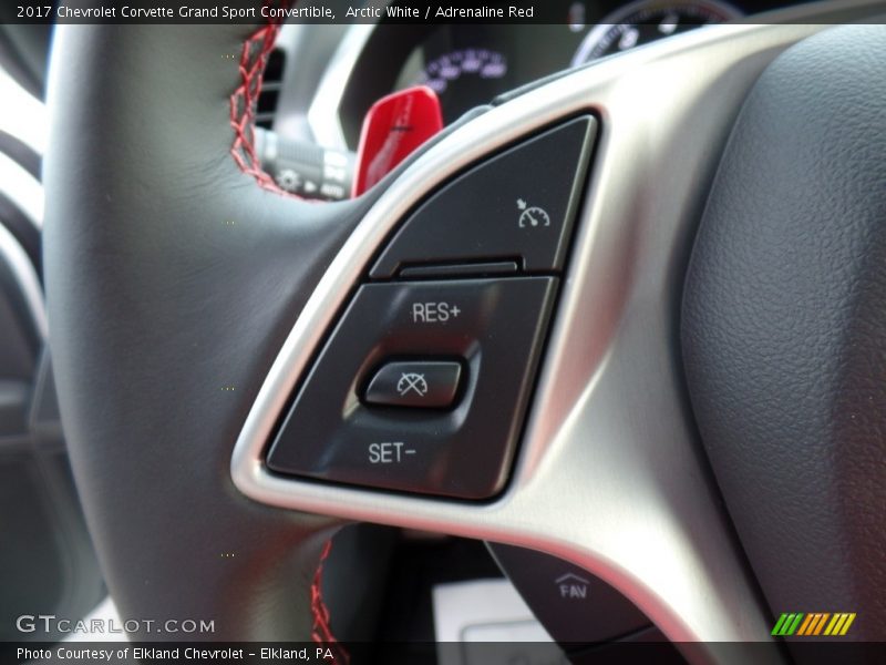 Controls of 2017 Corvette Grand Sport Convertible