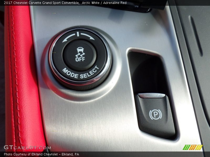 Controls of 2017 Corvette Grand Sport Convertible