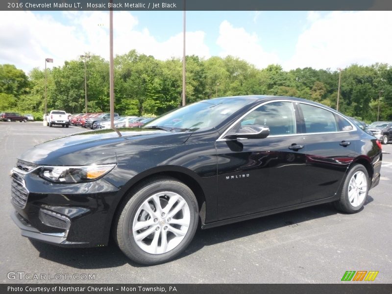 Mosaic Black Metallic / Jet Black 2016 Chevrolet Malibu LT