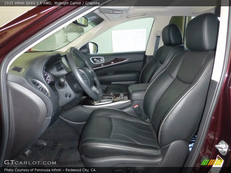 Midnight Garnet / Graphite 2015 Infiniti QX60 3.5 AWD