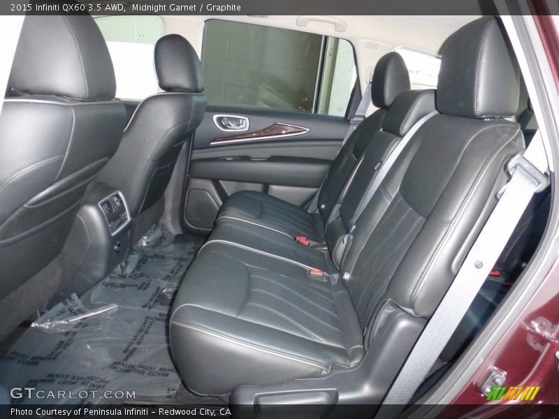 Midnight Garnet / Graphite 2015 Infiniti QX60 3.5 AWD