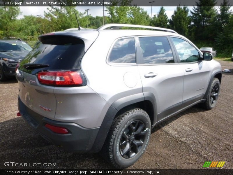 Billet Silver Metallic / Black 2017 Jeep Cherokee Trailhawk 4x4