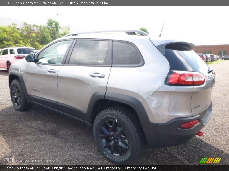 Billet Silver Metallic / Black 2017 Jeep Cherokee Trailhawk 4x4