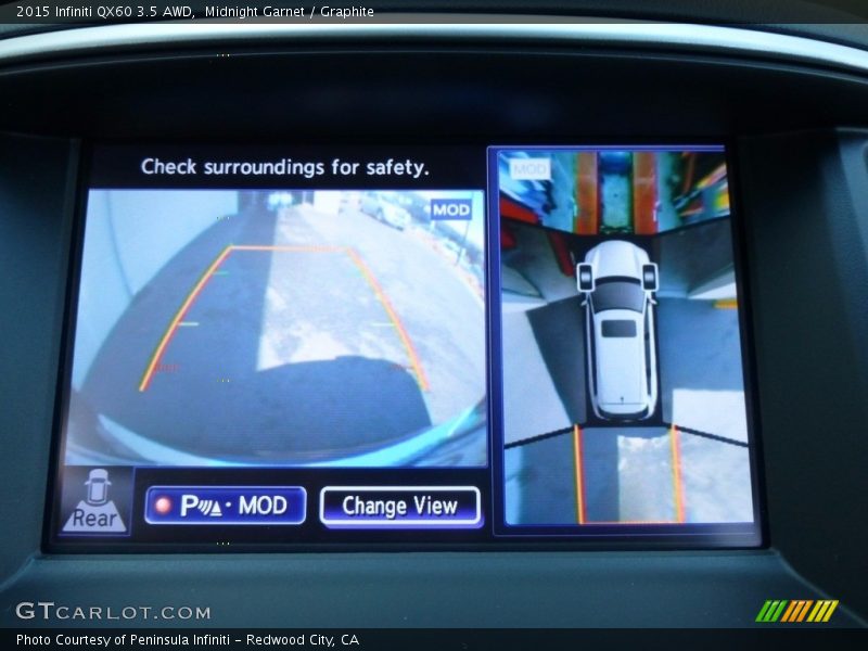 Midnight Garnet / Graphite 2015 Infiniti QX60 3.5 AWD