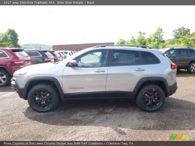 Billet Silver Metallic / Black 2017 Jeep Cherokee Trailhawk 4x4