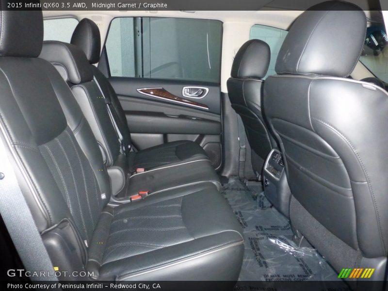 Midnight Garnet / Graphite 2015 Infiniti QX60 3.5 AWD