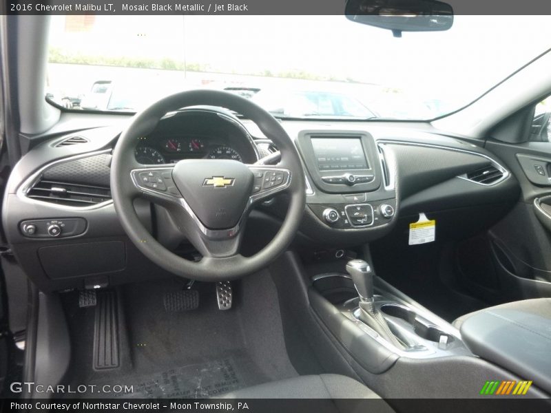 Mosaic Black Metallic / Jet Black 2016 Chevrolet Malibu LT