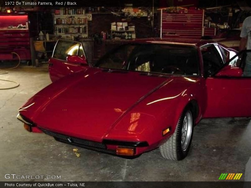 Red / Black 1972 De Tomaso Pantera