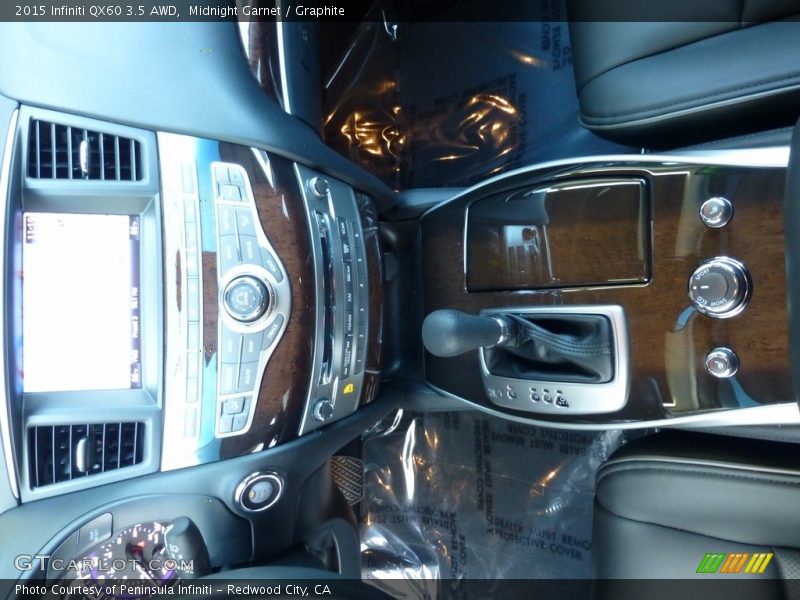 Midnight Garnet / Graphite 2015 Infiniti QX60 3.5 AWD