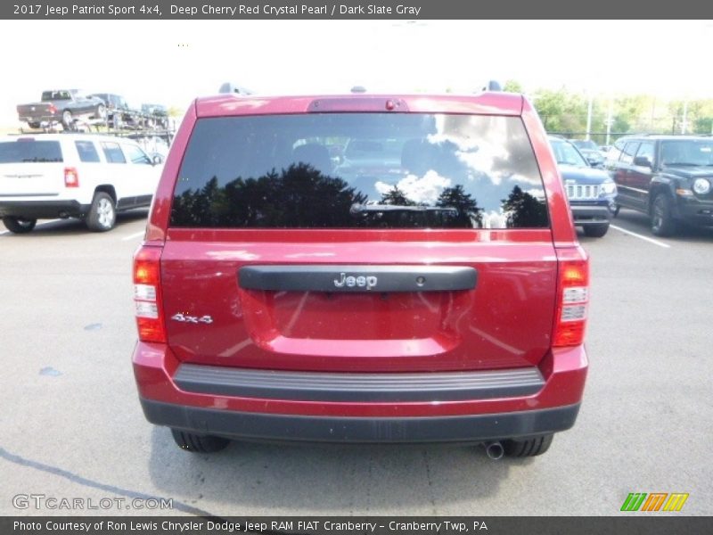 Deep Cherry Red Crystal Pearl / Dark Slate Gray 2017 Jeep Patriot Sport 4x4