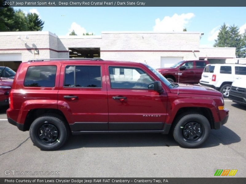 Deep Cherry Red Crystal Pearl / Dark Slate Gray 2017 Jeep Patriot Sport 4x4