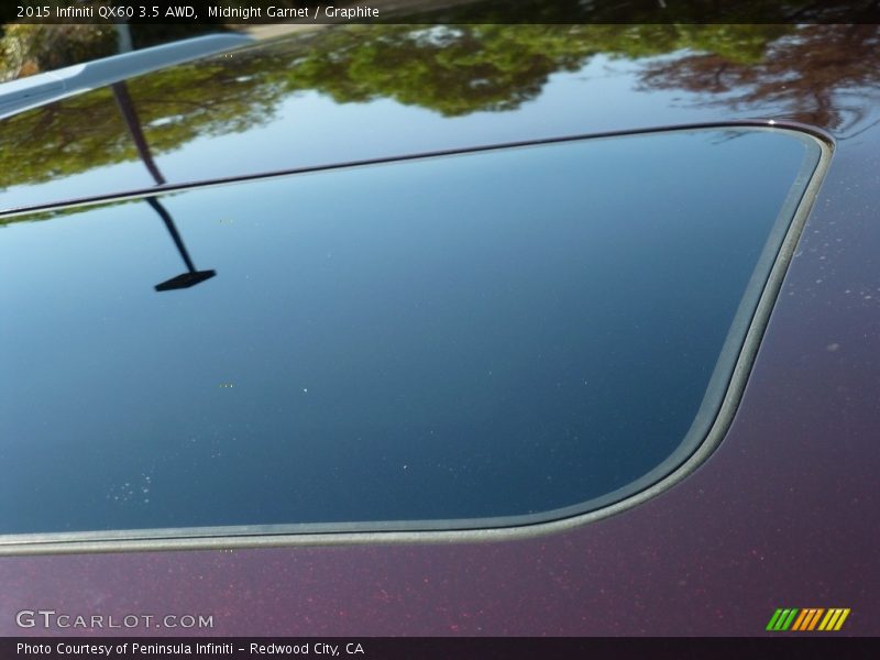 Midnight Garnet / Graphite 2015 Infiniti QX60 3.5 AWD