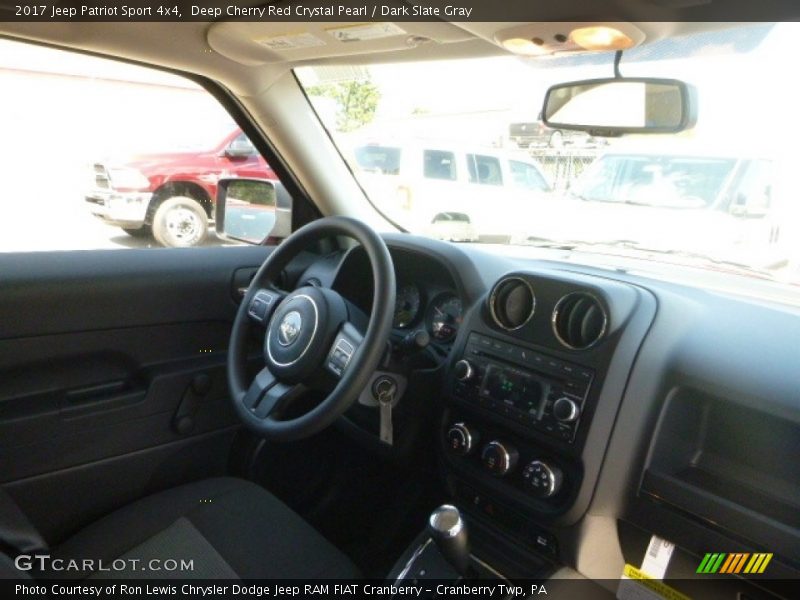Deep Cherry Red Crystal Pearl / Dark Slate Gray 2017 Jeep Patriot Sport 4x4