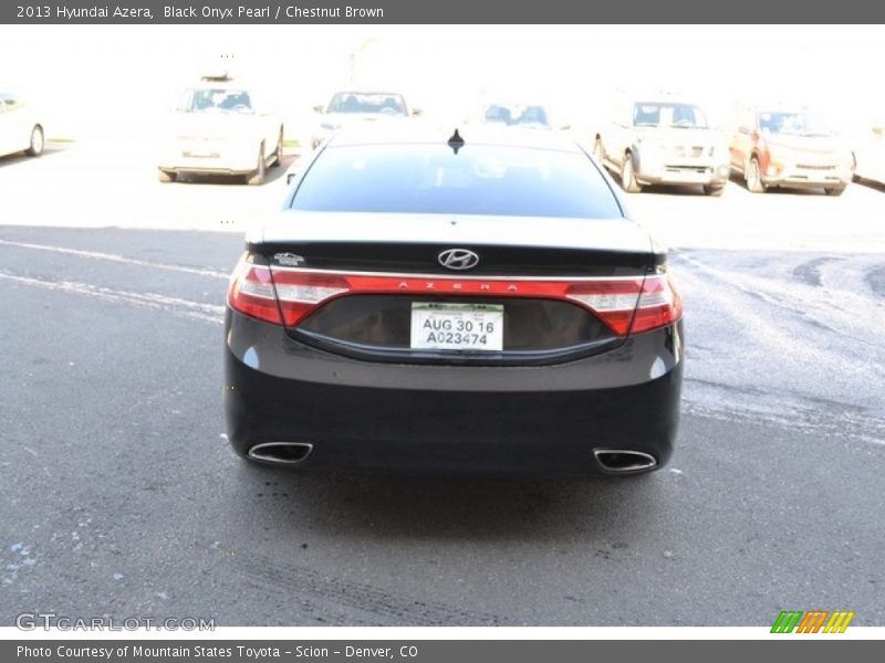 Black Onyx Pearl / Chestnut Brown 2013 Hyundai Azera