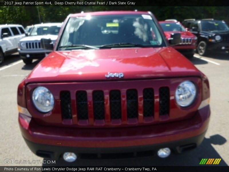 Deep Cherry Red Crystal Pearl / Dark Slate Gray 2017 Jeep Patriot Sport 4x4
