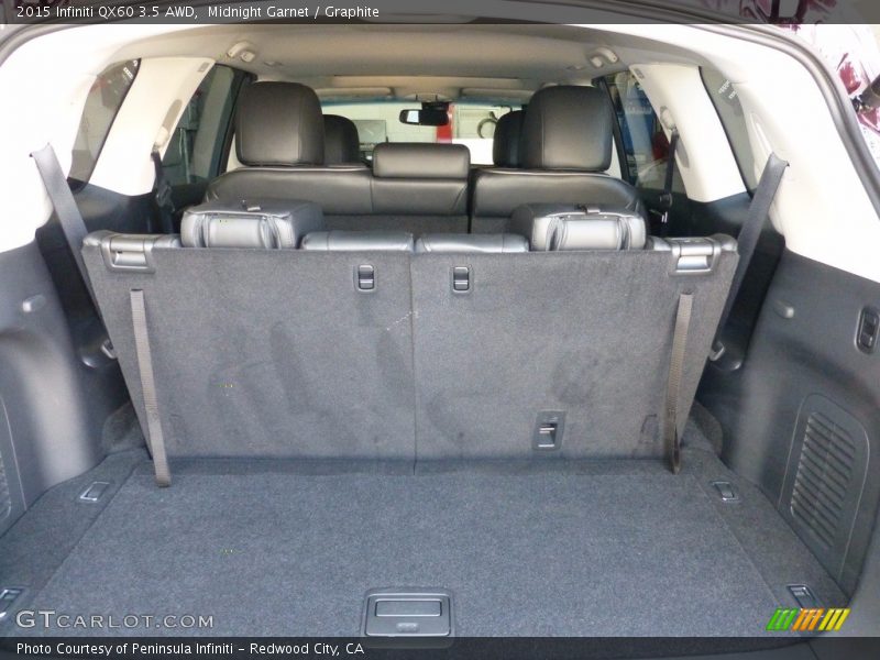 Midnight Garnet / Graphite 2015 Infiniti QX60 3.5 AWD