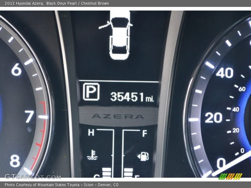 Black Onyx Pearl / Chestnut Brown 2013 Hyundai Azera