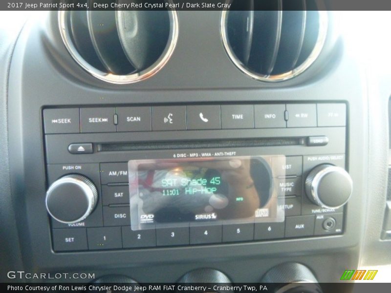 Deep Cherry Red Crystal Pearl / Dark Slate Gray 2017 Jeep Patriot Sport 4x4