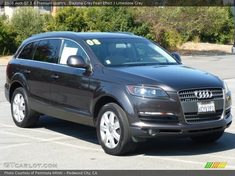 Daytona Grey Pearl Effect / Limestone Grey 2008 Audi Q7 3.6 Premium quattro