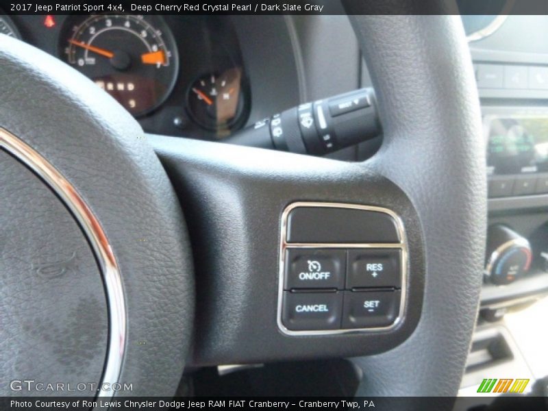 Deep Cherry Red Crystal Pearl / Dark Slate Gray 2017 Jeep Patriot Sport 4x4