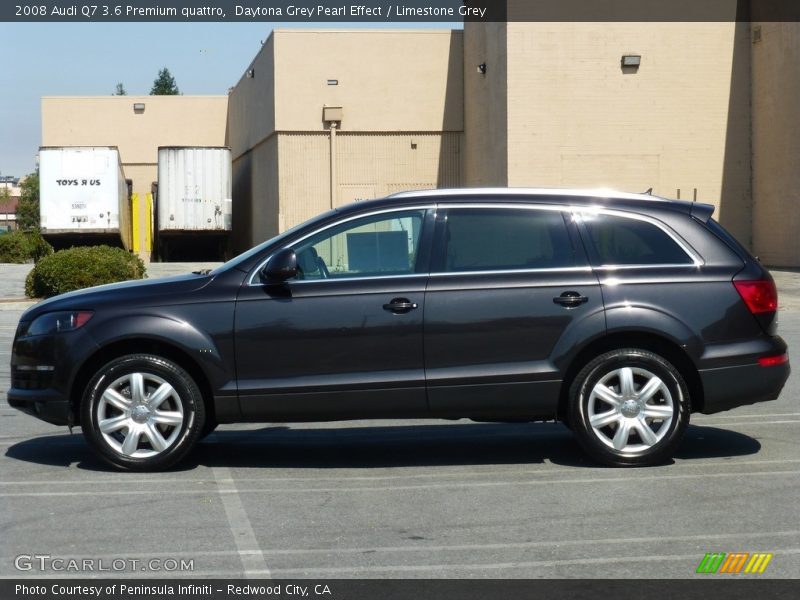 Daytona Grey Pearl Effect / Limestone Grey 2008 Audi Q7 3.6 Premium quattro