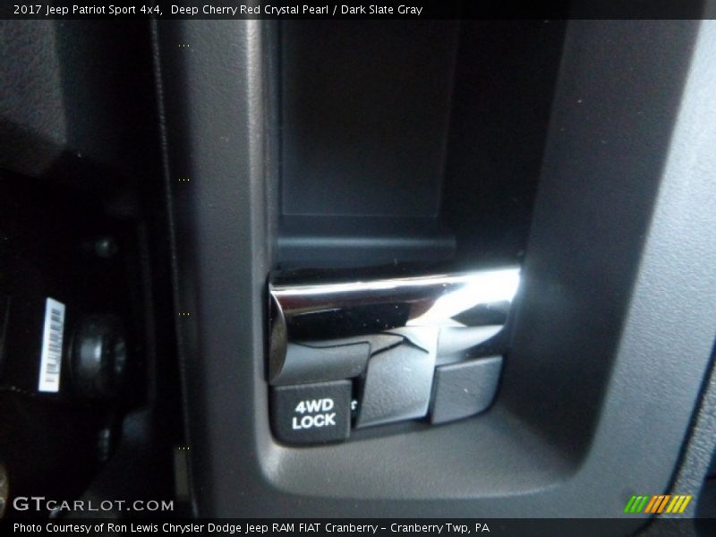 Deep Cherry Red Crystal Pearl / Dark Slate Gray 2017 Jeep Patriot Sport 4x4