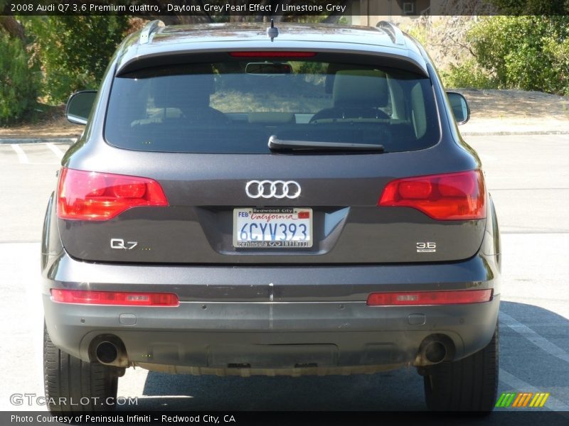 Daytona Grey Pearl Effect / Limestone Grey 2008 Audi Q7 3.6 Premium quattro