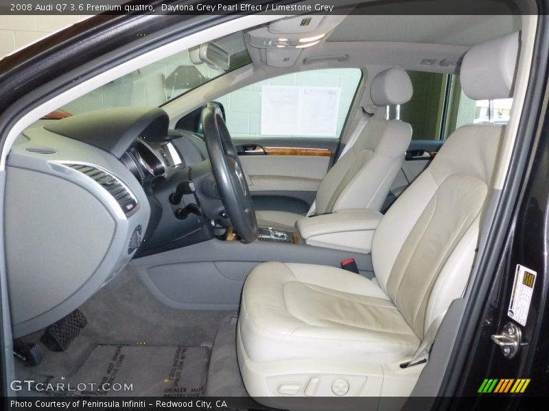 Daytona Grey Pearl Effect / Limestone Grey 2008 Audi Q7 3.6 Premium quattro