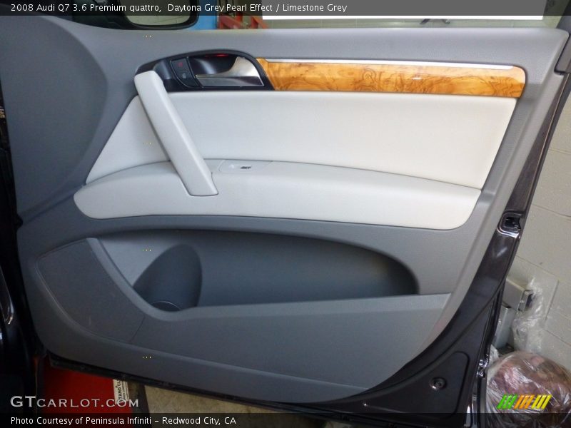 Daytona Grey Pearl Effect / Limestone Grey 2008 Audi Q7 3.6 Premium quattro