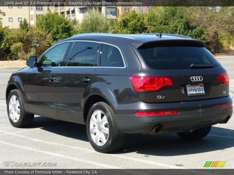 Daytona Grey Pearl Effect / Limestone Grey 2008 Audi Q7 3.6 Premium quattro