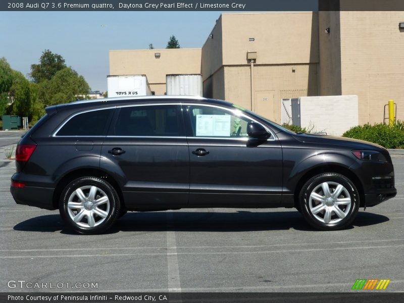 Daytona Grey Pearl Effect / Limestone Grey 2008 Audi Q7 3.6 Premium quattro