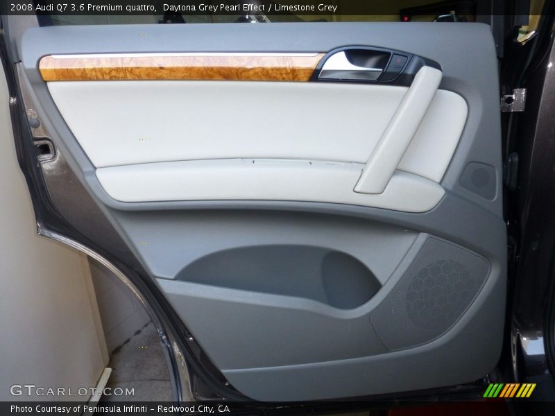 Daytona Grey Pearl Effect / Limestone Grey 2008 Audi Q7 3.6 Premium quattro