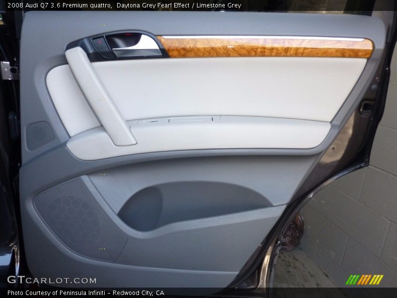 Daytona Grey Pearl Effect / Limestone Grey 2008 Audi Q7 3.6 Premium quattro