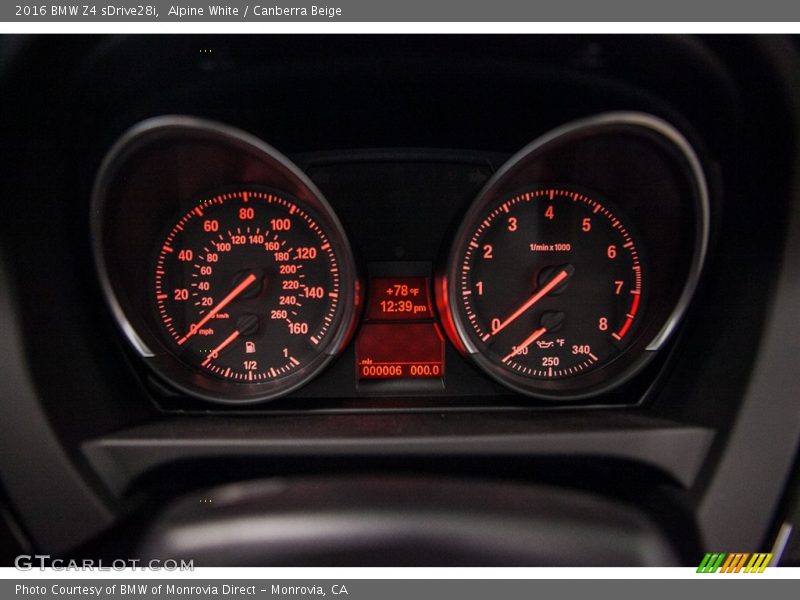 Alpine White / Canberra Beige 2016 BMW Z4 sDrive28i