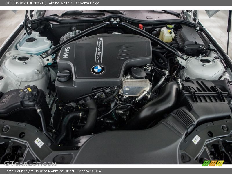 Alpine White / Canberra Beige 2016 BMW Z4 sDrive28i