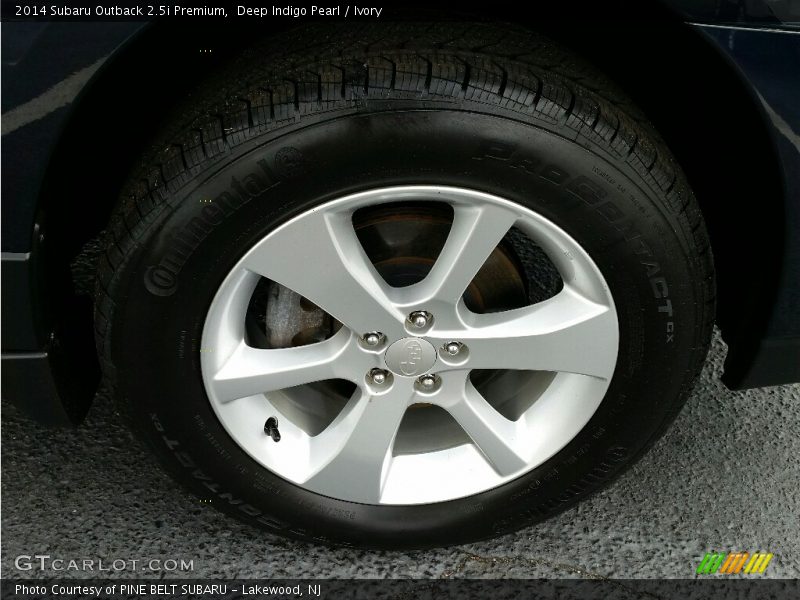 Deep Indigo Pearl / Ivory 2014 Subaru Outback 2.5i Premium