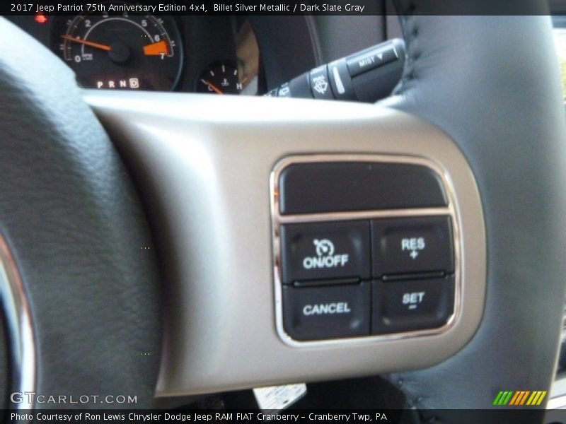 Billet Silver Metallic / Dark Slate Gray 2017 Jeep Patriot 75th Anniversary Edition 4x4