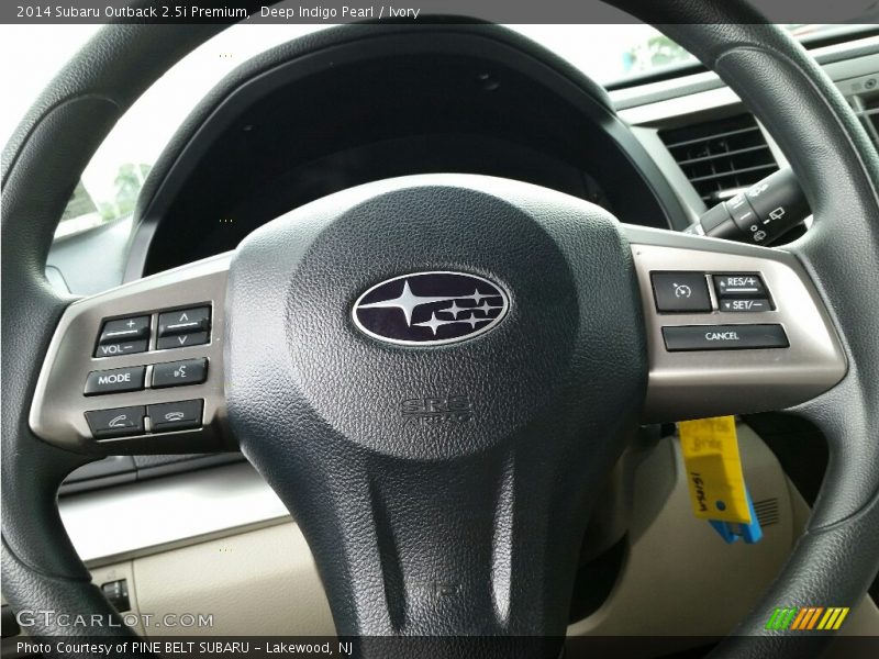 Deep Indigo Pearl / Ivory 2014 Subaru Outback 2.5i Premium