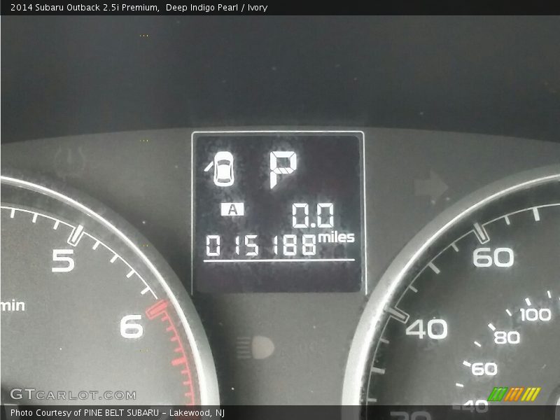 Deep Indigo Pearl / Ivory 2014 Subaru Outback 2.5i Premium