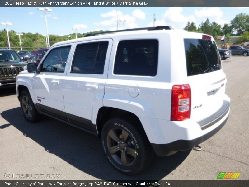 Bright White / Dark Slate Gray 2017 Jeep Patriot 75th Anniversary Edition 4x4