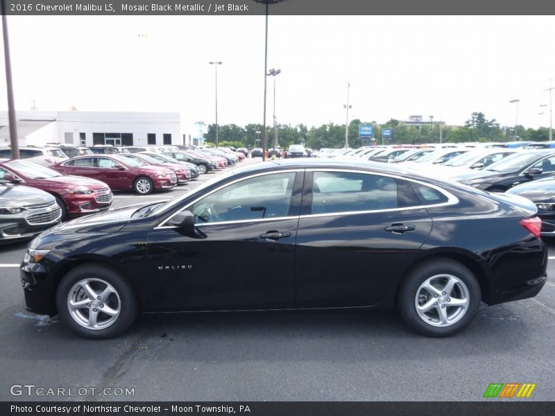 Mosaic Black Metallic / Jet Black 2016 Chevrolet Malibu LS