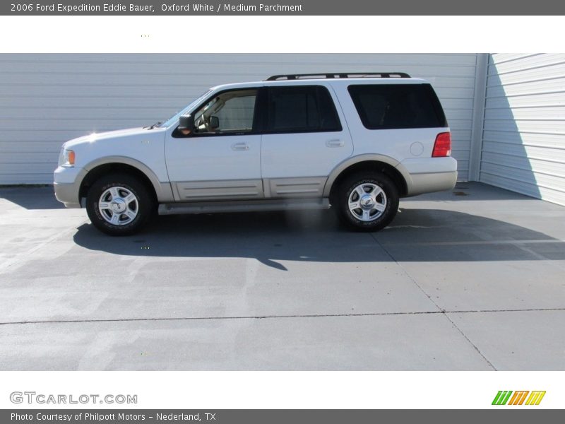 Oxford White / Medium Parchment 2006 Ford Expedition Eddie Bauer