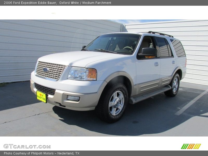 Oxford White / Medium Parchment 2006 Ford Expedition Eddie Bauer