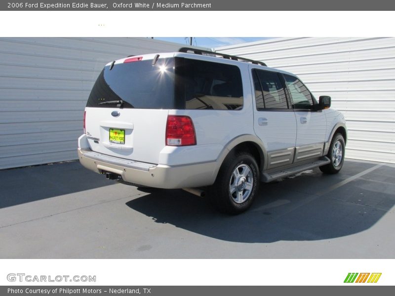 Oxford White / Medium Parchment 2006 Ford Expedition Eddie Bauer