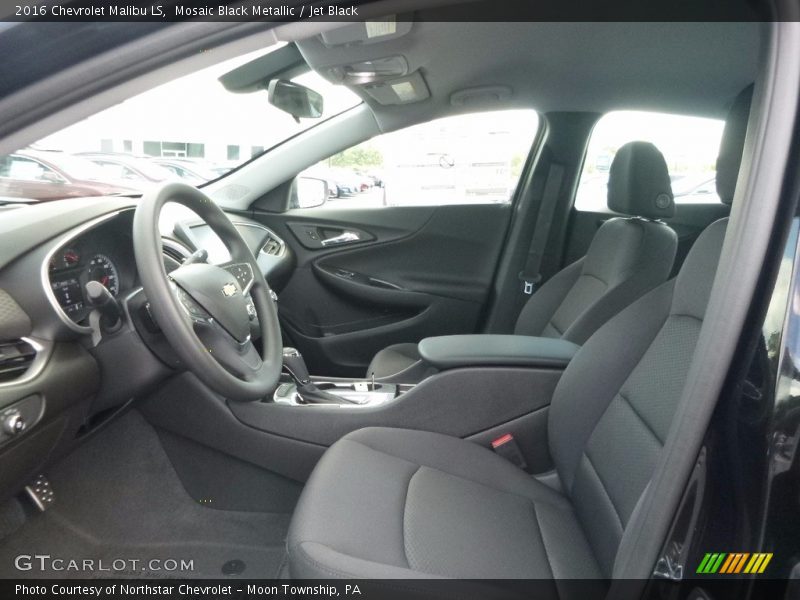 Mosaic Black Metallic / Jet Black 2016 Chevrolet Malibu LS