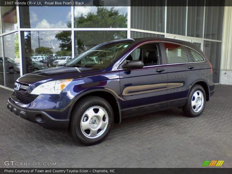 Royal Blue Pearl / Black 2007 Honda CR-V LX