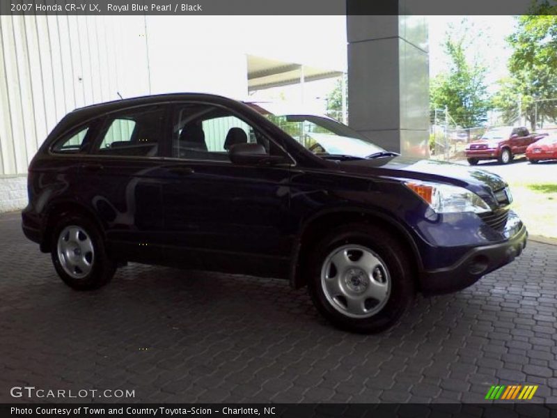 Royal Blue Pearl / Black 2007 Honda CR-V LX