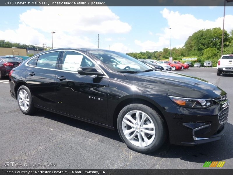Mosaic Black Metallic / Jet Black 2016 Chevrolet Malibu LT