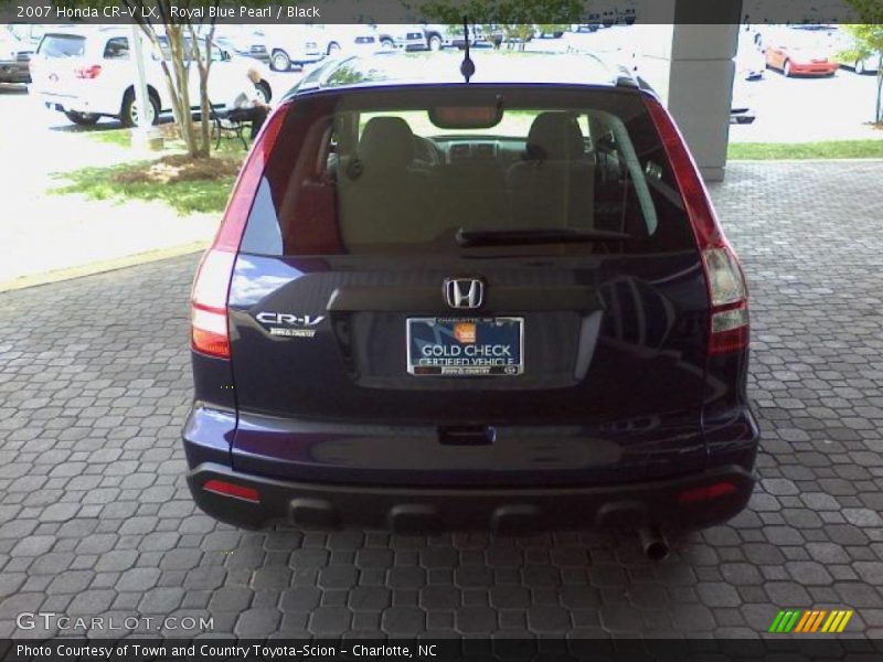 Royal Blue Pearl / Black 2007 Honda CR-V LX